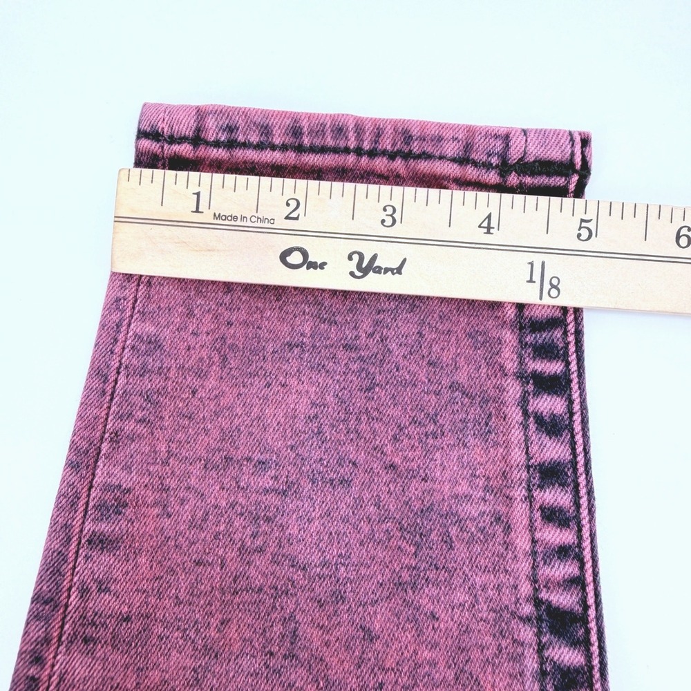 True Religion Super Skinny Jeans Womens 28 Purple Acid Wash Excellent Distressed - Picture 16 of 16